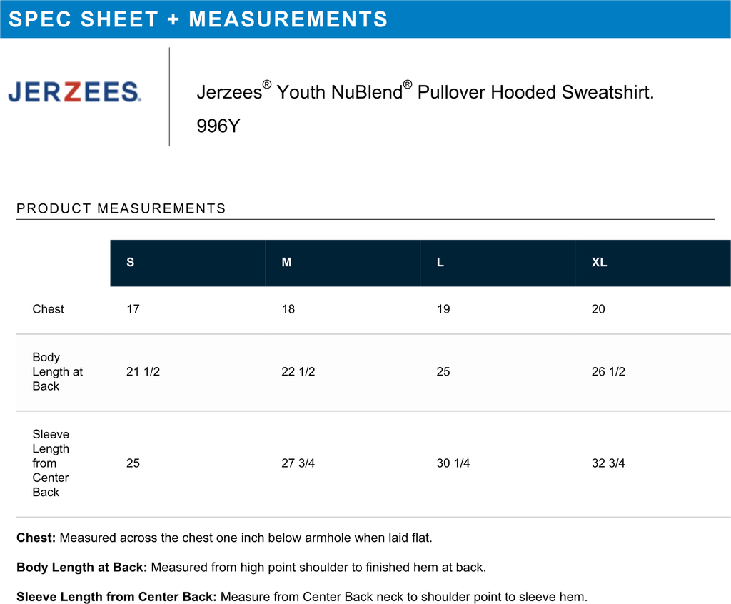 Huskies Jerzees 996M NuBlend Hoody